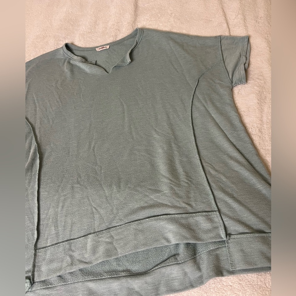 Blue Loose Top